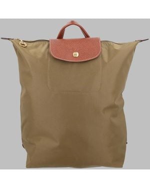 Longchamp Backpack Le Pliage Original Polyamide Backpacks - Grey