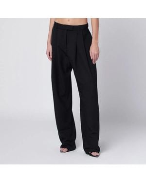 Francesco Murano Trousers With Darts - Black