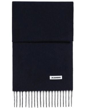Jil Sander Scarf - Blue