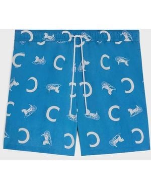 Celine Swimsuit Shorts - Blue