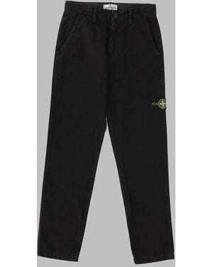 Stone Island Reguther Boys' Trousers - Black