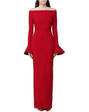 Solace London Anica Maxi Dress - Red