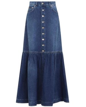 Dolce & Gabbana Dolce & Gabbana Denim Long Denim Skirt - Blue