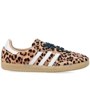 adidas Originals Adidas Samba Og Leopard Trainers - Metallic
