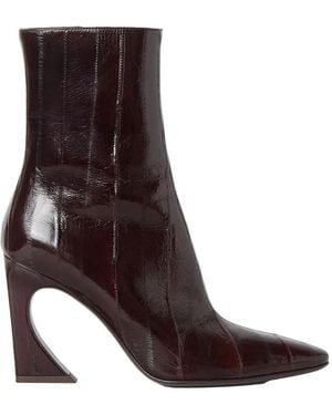 Fendi Hagfish Boots - Brown
