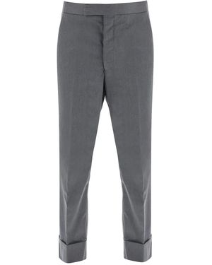 Thom Browne Fit 1 Gg Backstrap Trouser - Grey