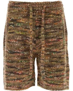 Alanui Knitted Shorts - Brown