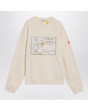 Moncler Cotton Sweatshirt - White
