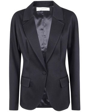 Lanvin Single-Breasted Tailored Jacket - Blue