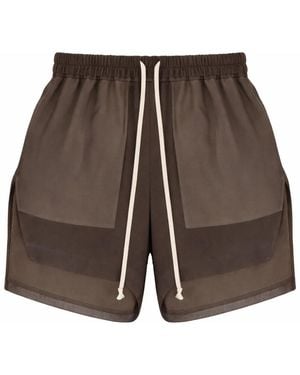 Rick Owens "Boxers" Shorts - Brown