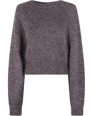 Mrz Round Neck Jumper - Grey