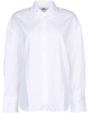 TOTEME Boxy Poplin Shirt - White