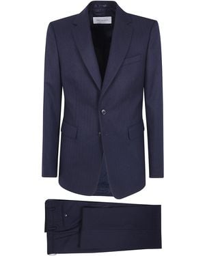 Dries Van Noten "Kayno" Single Breasted Suit - Blue