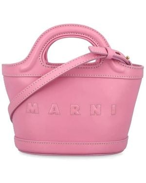 Marni Kids "Tropicalia" Summer Bag - Pink