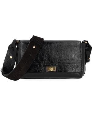 Anya Hindmarch Mortimer Flap Crossbody Bag - Black