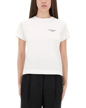 Givenchy T-Shirt With Logo - White
