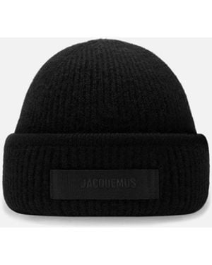Jacquemus Le Bonnet Gros Grain - Black
