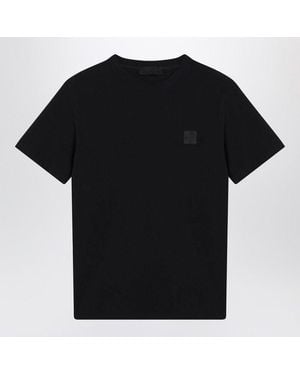 Stone Island Tshirt With Logo Patch - Black