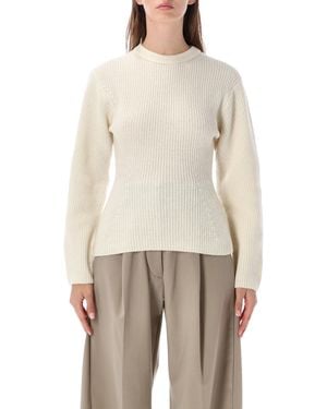THE LATEST Elodie Crewneck Kirman - Natural