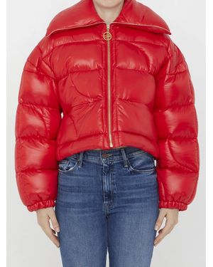 Patou Jp Short Puffer Jacket - Red