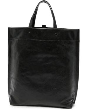 Lihann George Jani Leather Tote Bag - Black