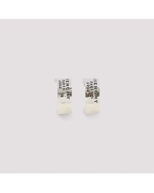 Givenchy Tape Brass Earrings - Metallic