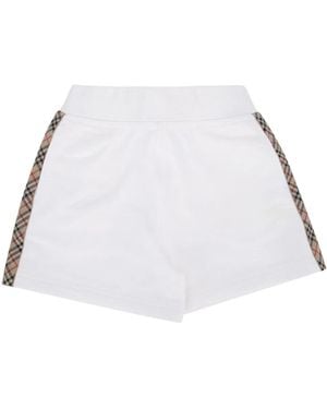 Burberry Jr Kg4 Caterina Chk Tp - White