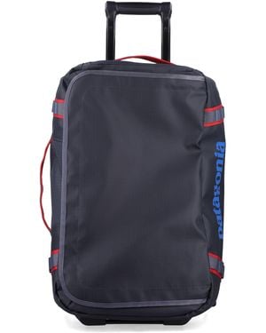 Emporio Armani Logo-Plaque Messenger Bag - Blue