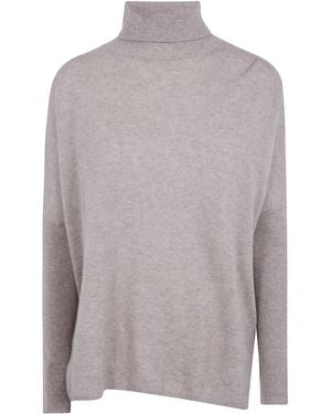 ABSOLUT CASHMERE "Clara" Turtle Neck Jumper - Grey