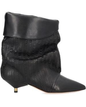 Isabel Marant Textured Edrik Boots - Black