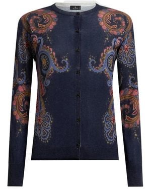 Etro Cardigan - Blue