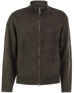 Carhartt Bouclé-Effect Zip Cardigan - Black