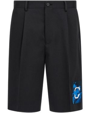 Undercover Patch Bermuda Shorts - Blue
