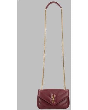 Saint Laurent Borsa "Loulou" Mini - White