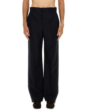 Saint Laurent High Waist Trousers - Black