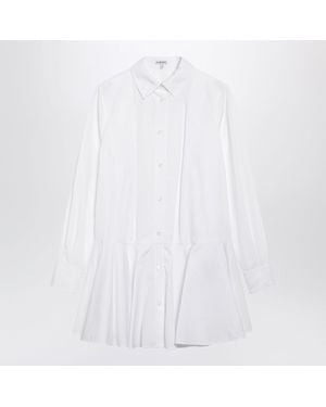 Loewe Short Cotton Dress - White