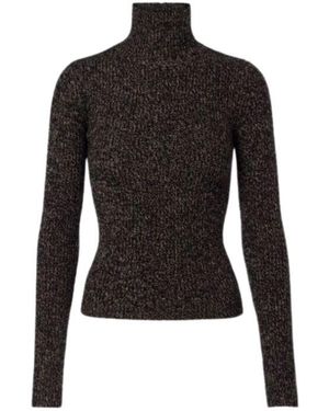 Max Mara Dark Virgin Wool Sweater - Black