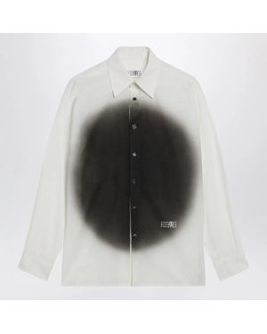 MM6 by Maison Margiela Shirt With Spray Print - White