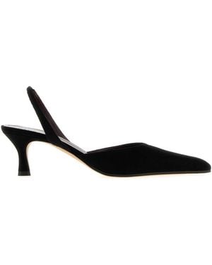 The Row Inez Slingback - Black