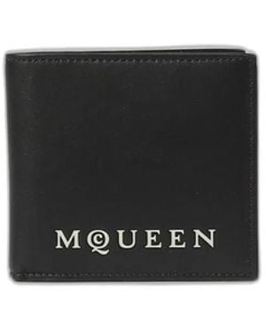 McQueen Mcqueen Bi Fold Cc Card Holder - White