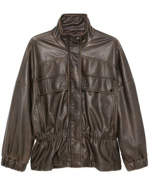 Pinko Polyester Jacket - Brown