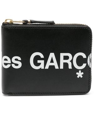Comme des Garçons Wallet Huge Logo Wallet - Black