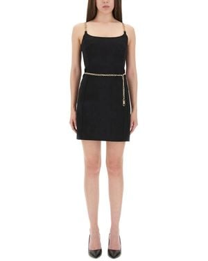 MICHAEL Michael Kors Michael By Michael Kors Bustier Minidress With Belt - Black