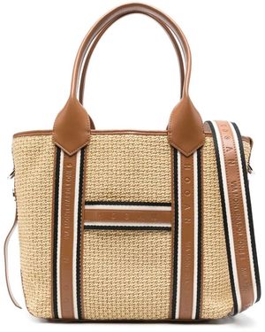 Hogan Script Shopping Media Rafia - Natural