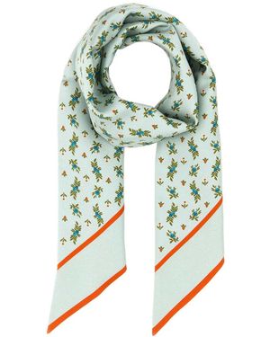 Prada Printed Twill Foulard - Green