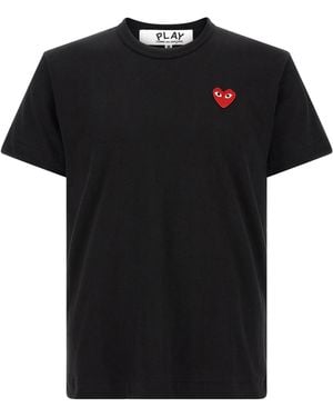 COMME DES GARÇONS PLAY Cotton T-Shirt - Black