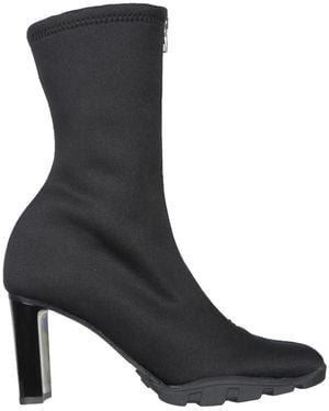 McQueen Slim Tread Boots - Black