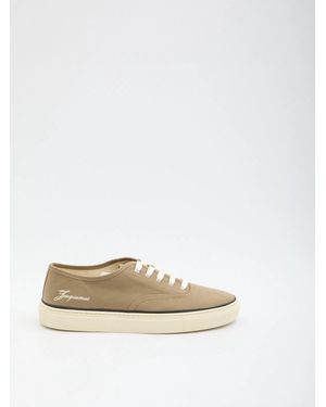Jacquemus Cotton Trainer - Natural