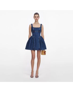 Designer Blue Denim Skater Dresses for Women - Up to 86% off | Lyst