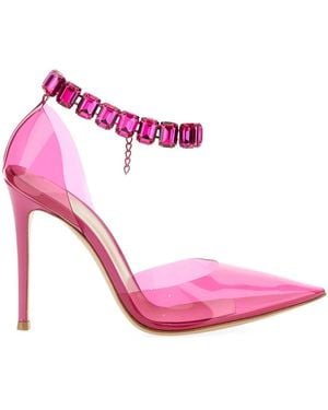 Gianvito Rossi Sandal With Crystals - Pink